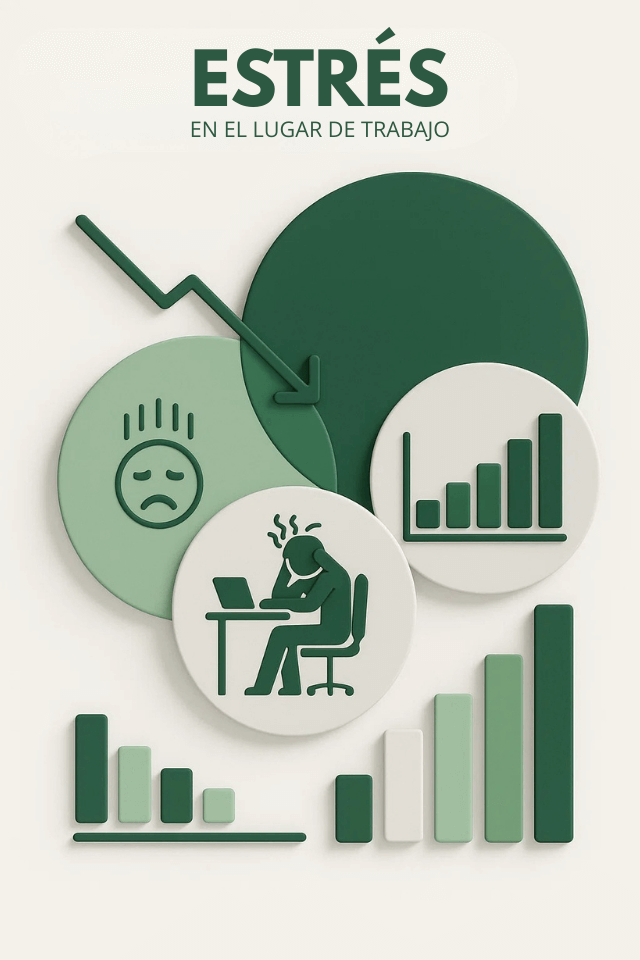 GRÁFICO DE ESTRÉS EN EL LUGAR DE TRABAJO